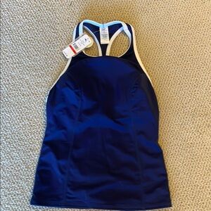 Women's Blue Swim Top